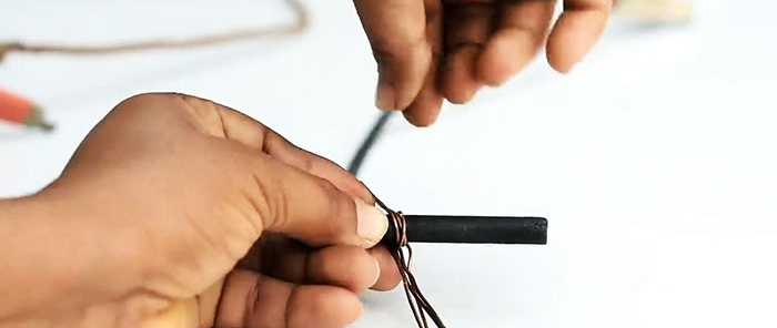 Sveising av tynt metall ved hjelp av et batteri
