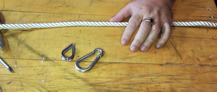 Come intrecciare una corda senza nodo in un cappio o per attaccare un ditale