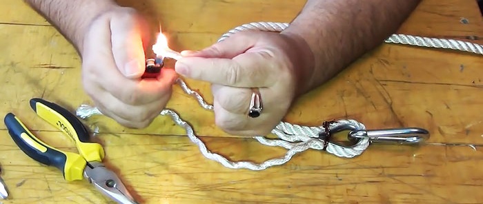 Comment tresser une corde sans nœud pour en faire une boucle ou pour attacher un dé à coudre