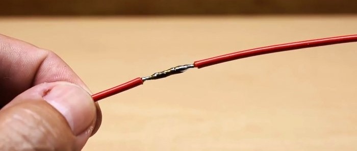 How to perfectly solder a wire without a soldering iron