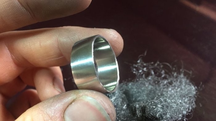 Cara membuat cincin daripada syiling biasa