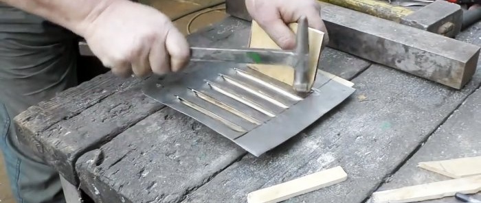 How to make ventilation grilles from sheet metal