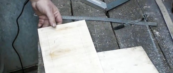 How to make ventilation grilles from sheet metal