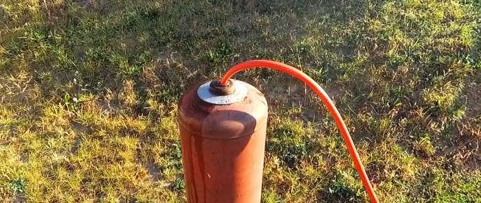 Hvordan man laver en sandblæser fra en gascylinder