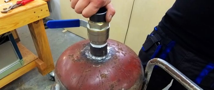 Gaz silindirinden kumlama makinesi nasıl yapılır