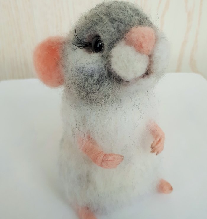 Mouse wool toys