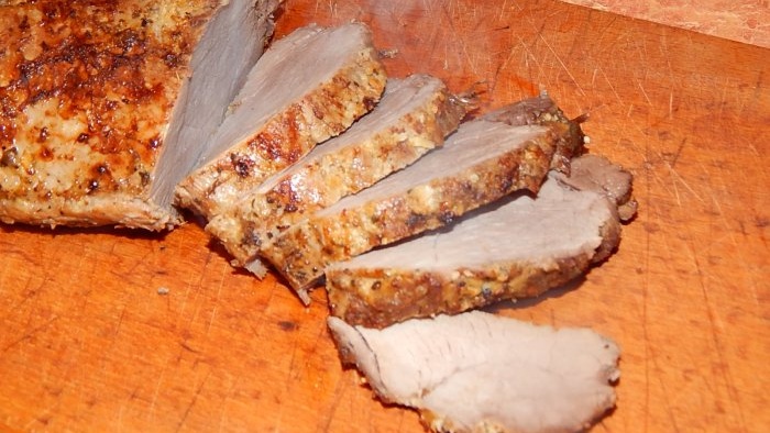 Baked pork for the New Year