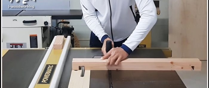 Un método fiable para unir triples esquinas de piezas de madera