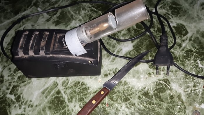 Paano gumawa ng electric knife sharpener