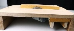 Cómo hacer una sierra de mesa compacta con una amoladora.