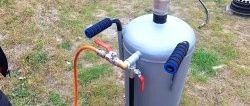 Ako vyrobiť pieskovač z plynovej fľaše