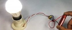 From a broken charger: Mini converter from 1.5 V to 220 V