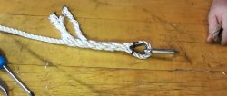 Ako zapletať lano bez uzla do slučky alebo na pripevnenie náprstku