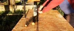 Cum se face o mașină pentru tăierea lemnului de foc dintr-un ferăstrău electric cu lanț