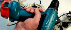 How to convert a cordless screwdriver to 220 V