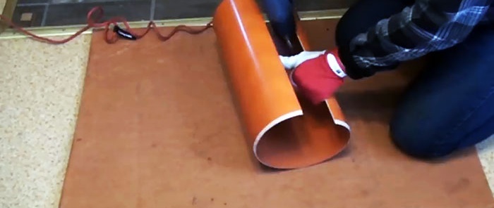 Cách làm xẻng tuyết từ ống nhựa PVC