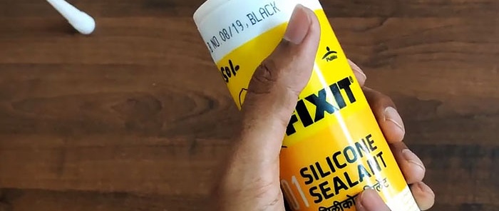 How to use silicone sealant from a tube without a gun