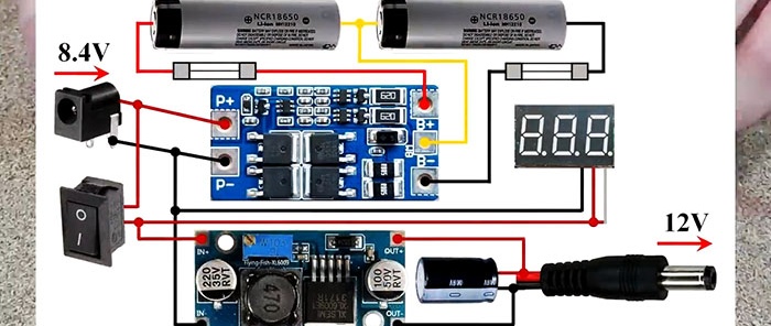 Como fazer uma mini fonte de alimentação ininterrupta de 12 V para um roteador