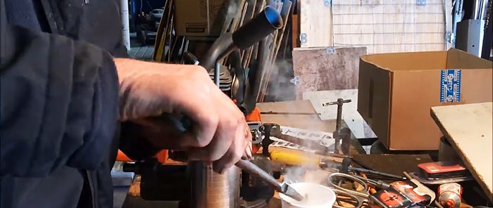 How to make a drill from a bearing for drilling hardened steel
