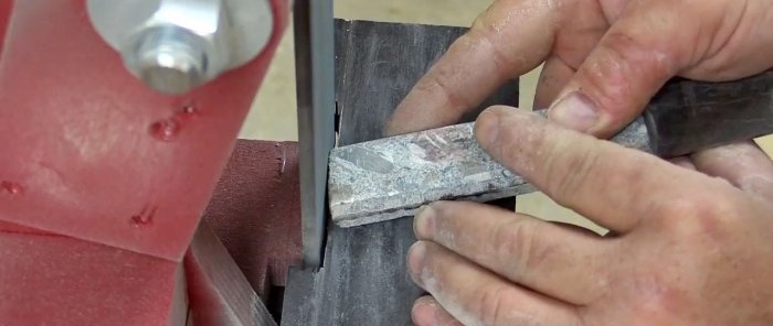 DIY beton bıçak sapı