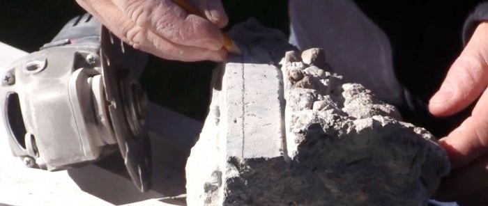 Rukojeť nože na beton pro kutily