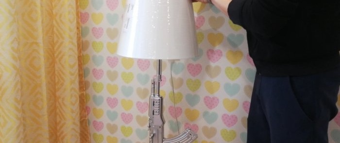 Come realizzare una lampada AK47