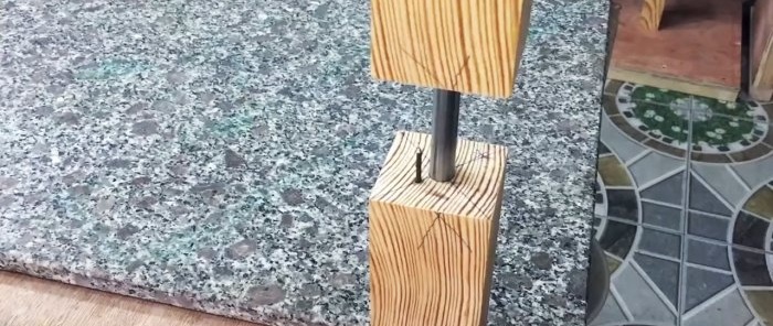 Zelfgemaakte trommelschuur- en kalibreermachine voor hout