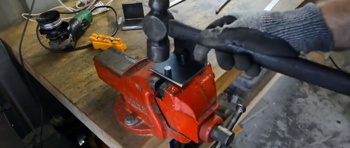 How to make a hydraulic press from a bottle jack