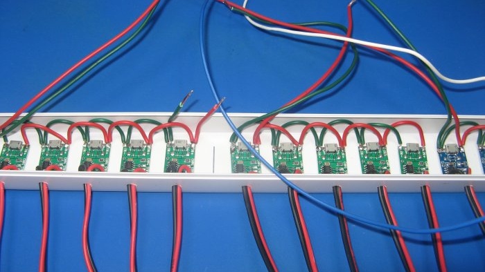 Do-it-yourself Liion multi-channel charging