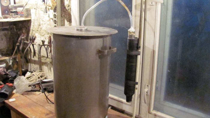 Un destilador de bricolaje simple