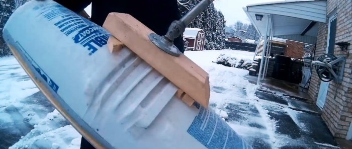 איך להכין את חפירת שלג מדלי מרק