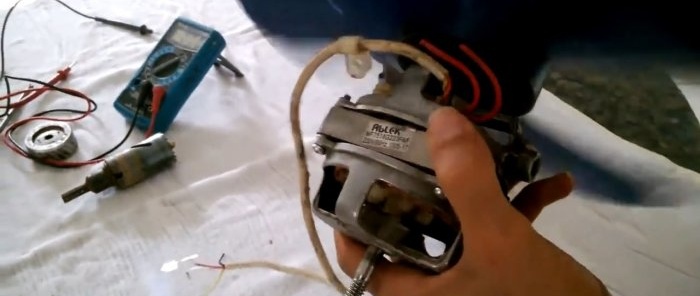 How to convert a motor from a generator to a generator