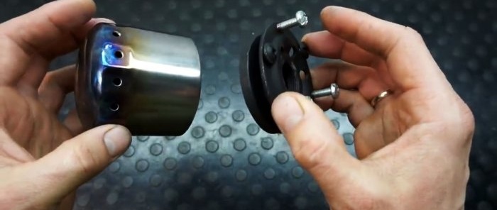 Kako napraviti kompaktni grijač od starog filtera ulja
