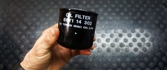 Cómo hacer un calentador compacto con un filtro de aceite viejo