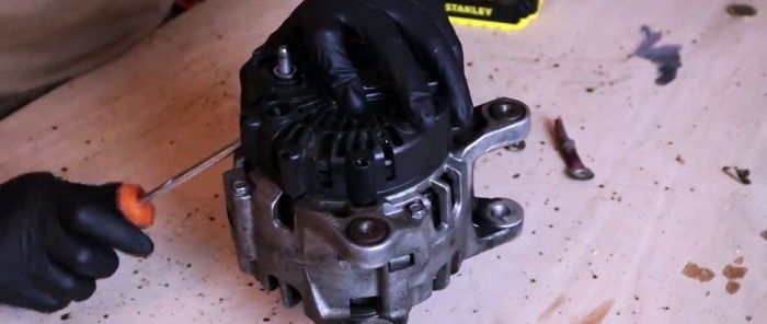 Converting a car generator into a powerful electric motor