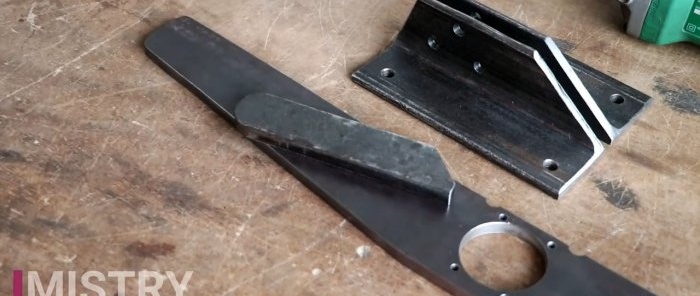 Ako vyrobiť pásovú brúsku pomocou brúsky bez zvárania