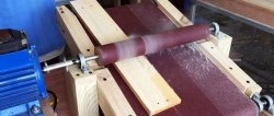 كيفية صنع آلة طبلة لصنفرة ومعايرة الخشب