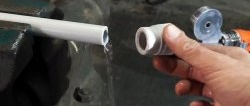 Comment souder un tuyau avec de l'eau