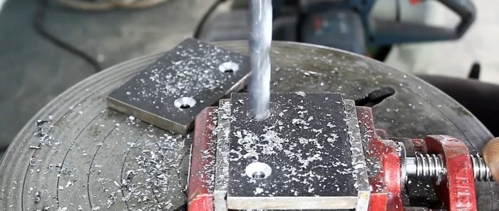 How to make a powerful vice from a diamond screw jack