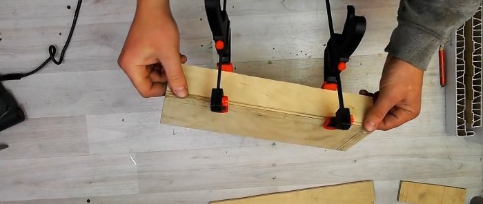 How to make a useful tool organizer from window sill scraps