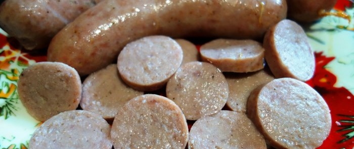 Paggawa ng totoong pork sausages sa bahay