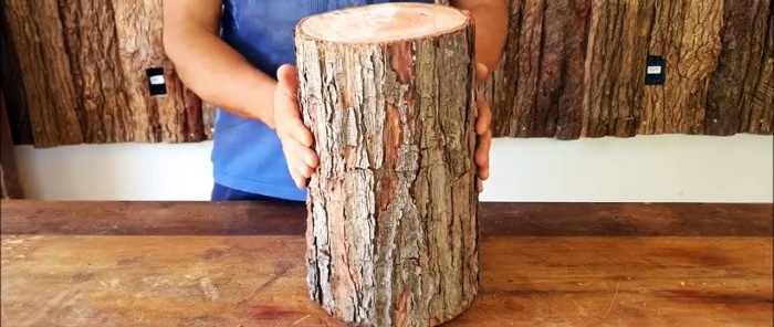 Cách làm hộp bánh mì từ một khúc gỗ