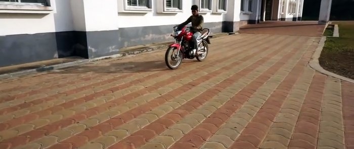 Kā vieglu motociklu pārveidot par elektrisko velosipēdu