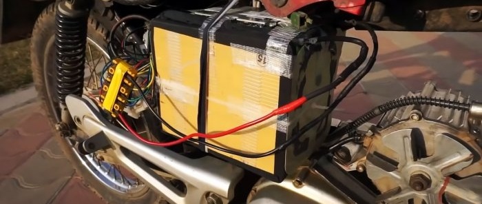 Kā vieglu motociklu pārveidot par elektrisko velosipēdu