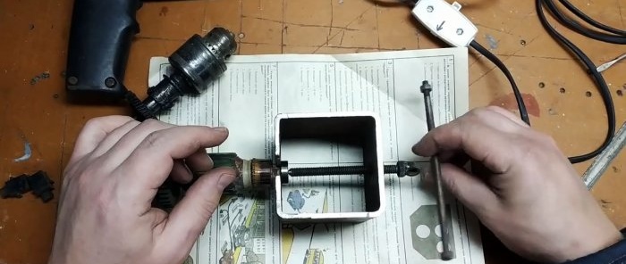 How to make the simplest armature bearing puller
