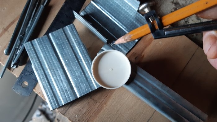 How to make an army pocket stove from the remains of a profile