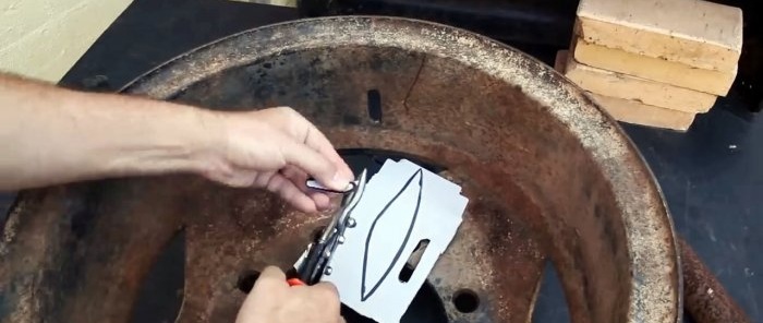 Jak zrobić palenisko ze starej felgi
