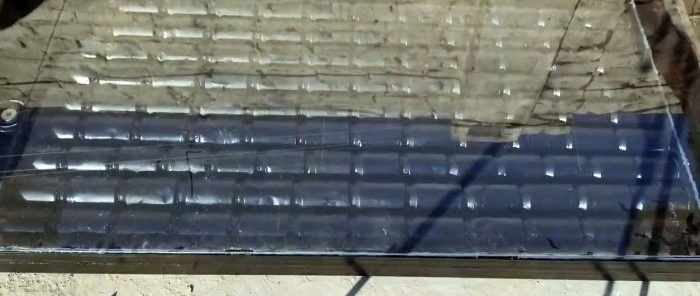 Paano mag-ipon ng isang solar collector para sa pagpainit mula sa mga lata ng aluminyo