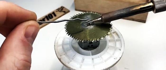 How to make a miniature 2 in 1 circular grinding machine for modeling