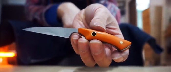 Wie man aus einer kaputten Schere ein Messer macht